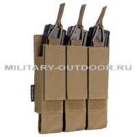 Idogear Triple Machine Pistol Mag Pouch Molle Coyote Brown